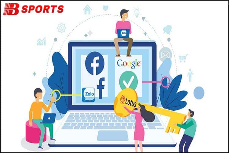 Sử dụng nền tảng mạng xã hội để liên hệ Bty523