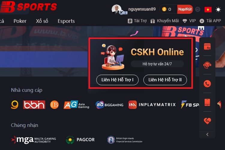 Liên hệ bộ phận chăm sóc khách hàng khi có thắc mắc hay gặp trục trặc trong quá trình rút tiền