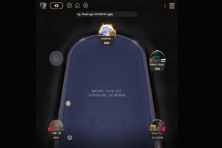 Luật chơi Poker trực tuyến