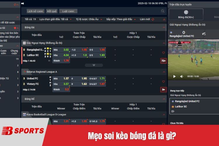 Mẹo soi kèo bóng đá là gì?